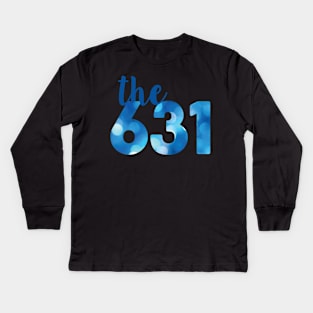 631 Area Code Kids Long Sleeve T-Shirt